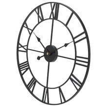 Black Carl Wall Clock